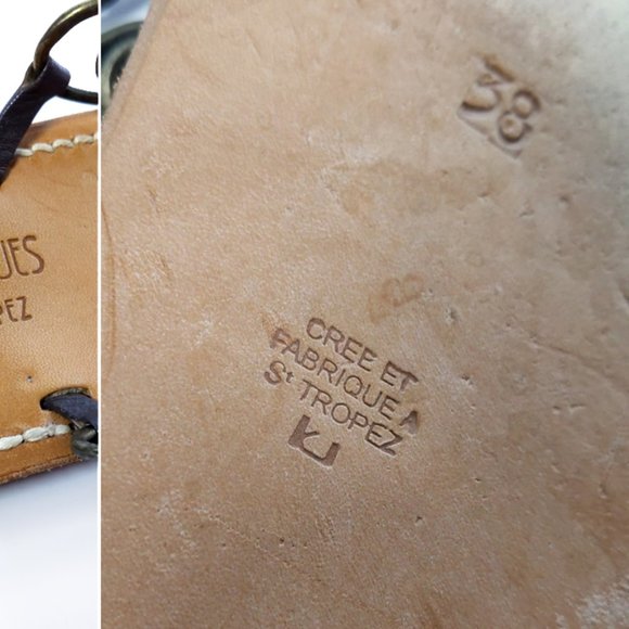 K. Jacques Sandals Chain Ankle Wrap Sandals - Picture 7 of 10